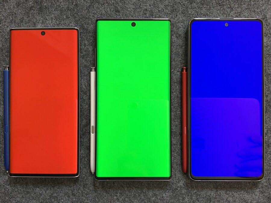 3 Celulares com tela AMOLED