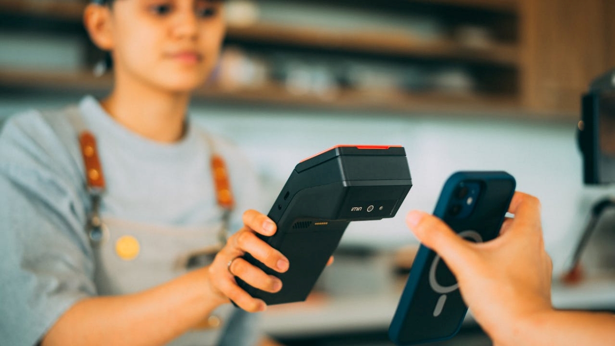 Pagamento NFC sendo utilizado