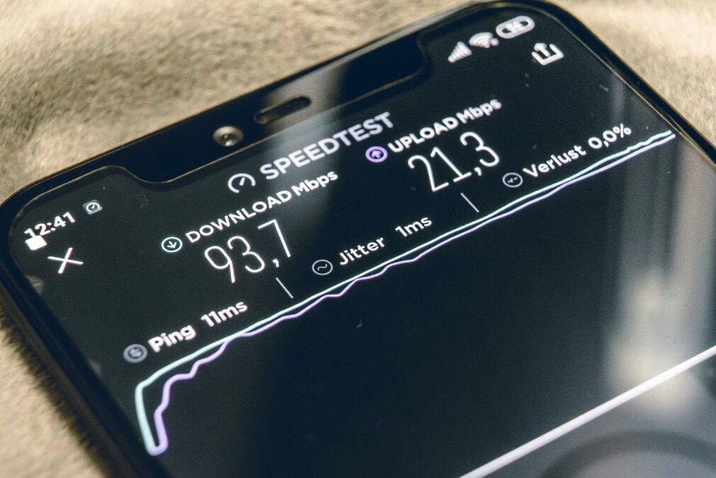 Teste de Velocidade 5G no celular
