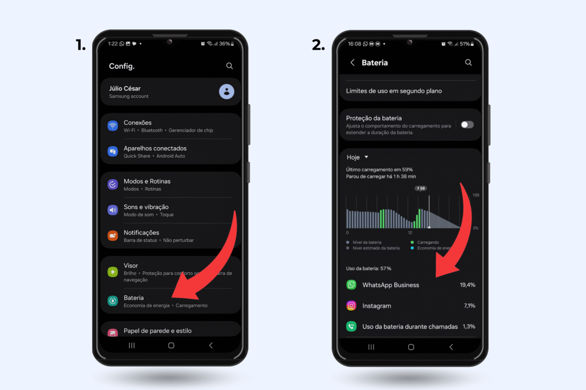 Como ver apps mais usados